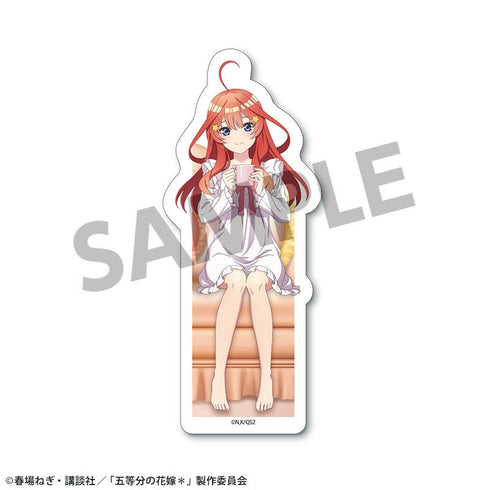 『五等分の花嫁*』描き下ろしダイカットステッカー 中野五月 ナイトウェア ver.